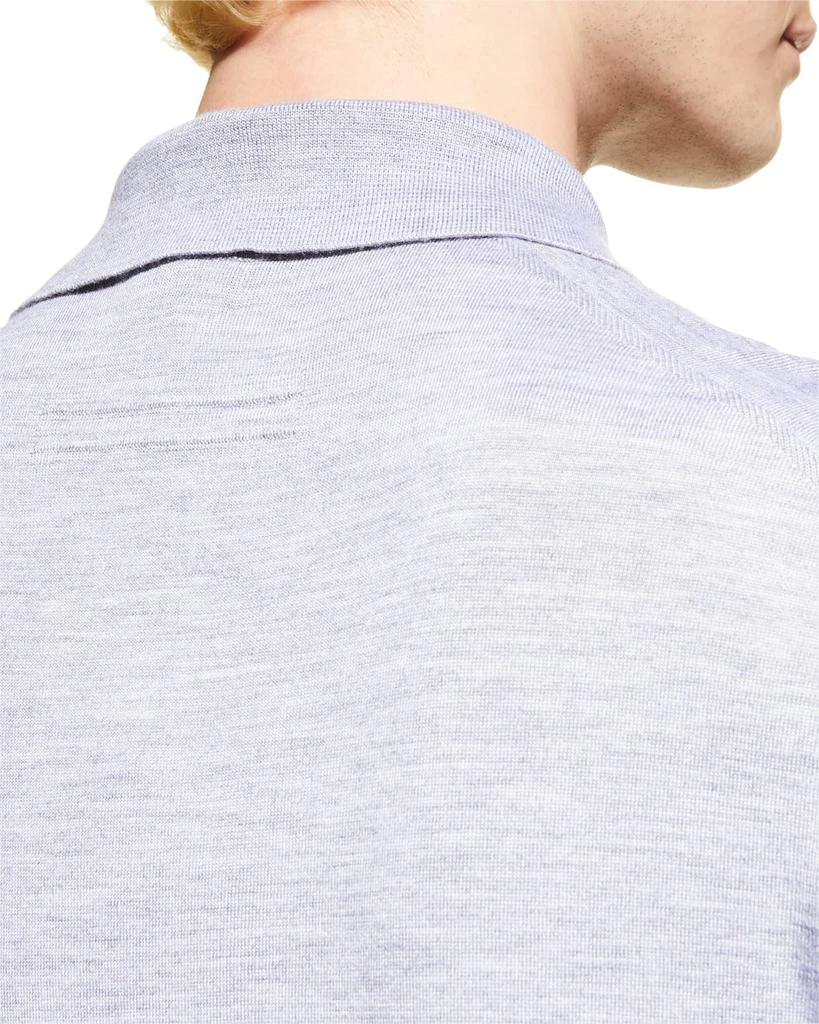 Zegna Men's Cashmere-Silk Polo Shirt 6