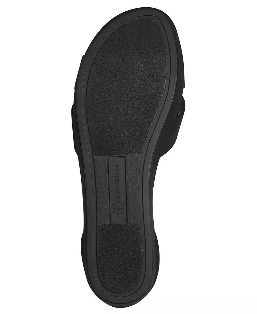 Giani Bernini Women's Eviee Memory Foam Wedge Sandals, Created for Macy's 9