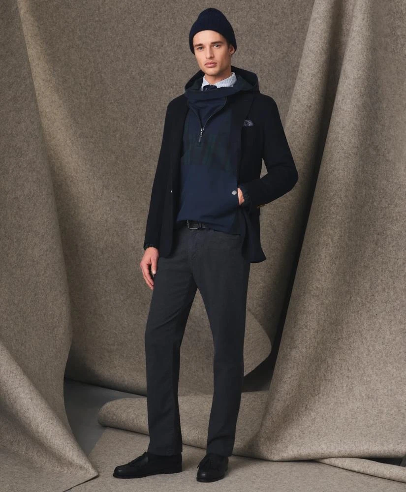 Brooks Brothers Black Watch Popover Windbreaker in Water-Repellent Nylon 2
