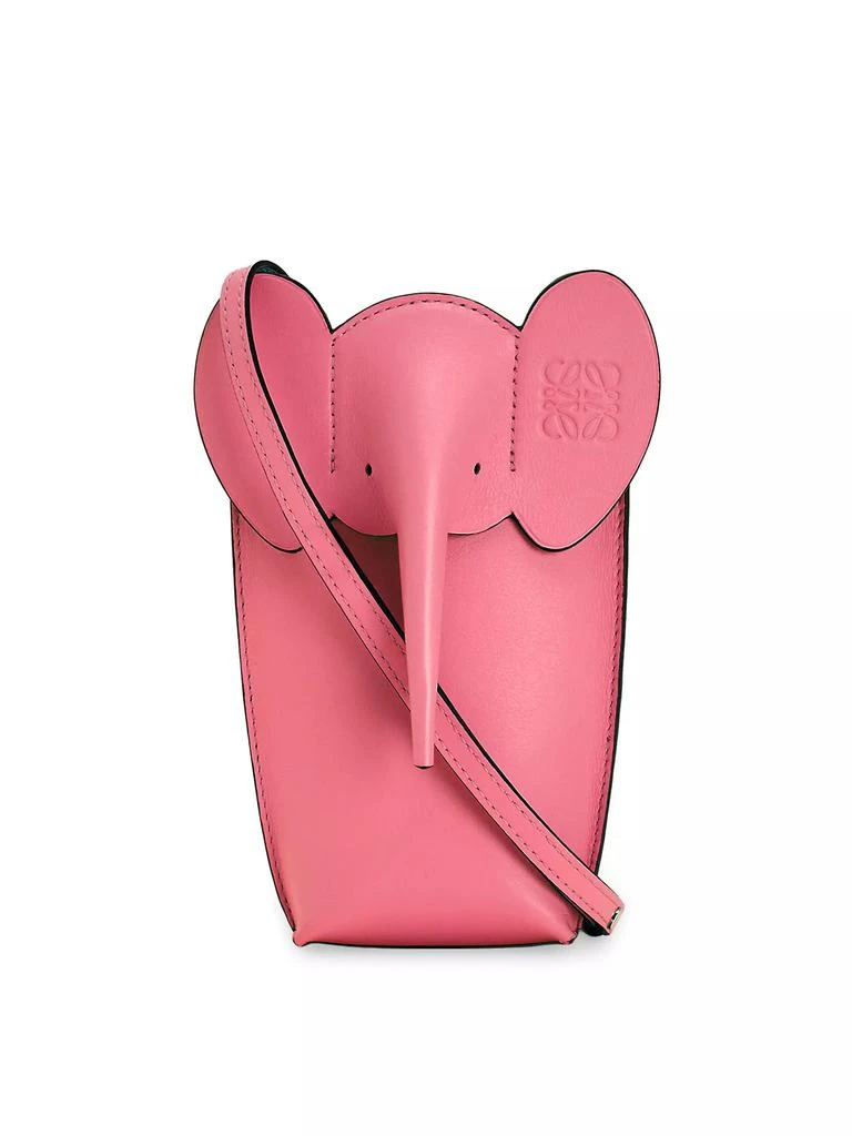 Loewe Elephant Leather Pocket Pouch-On-Strap 1