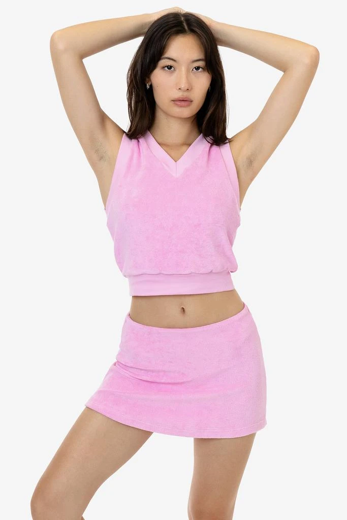 Los Angeles Apparel RLT384 - Loop Terry Mini Skort 1