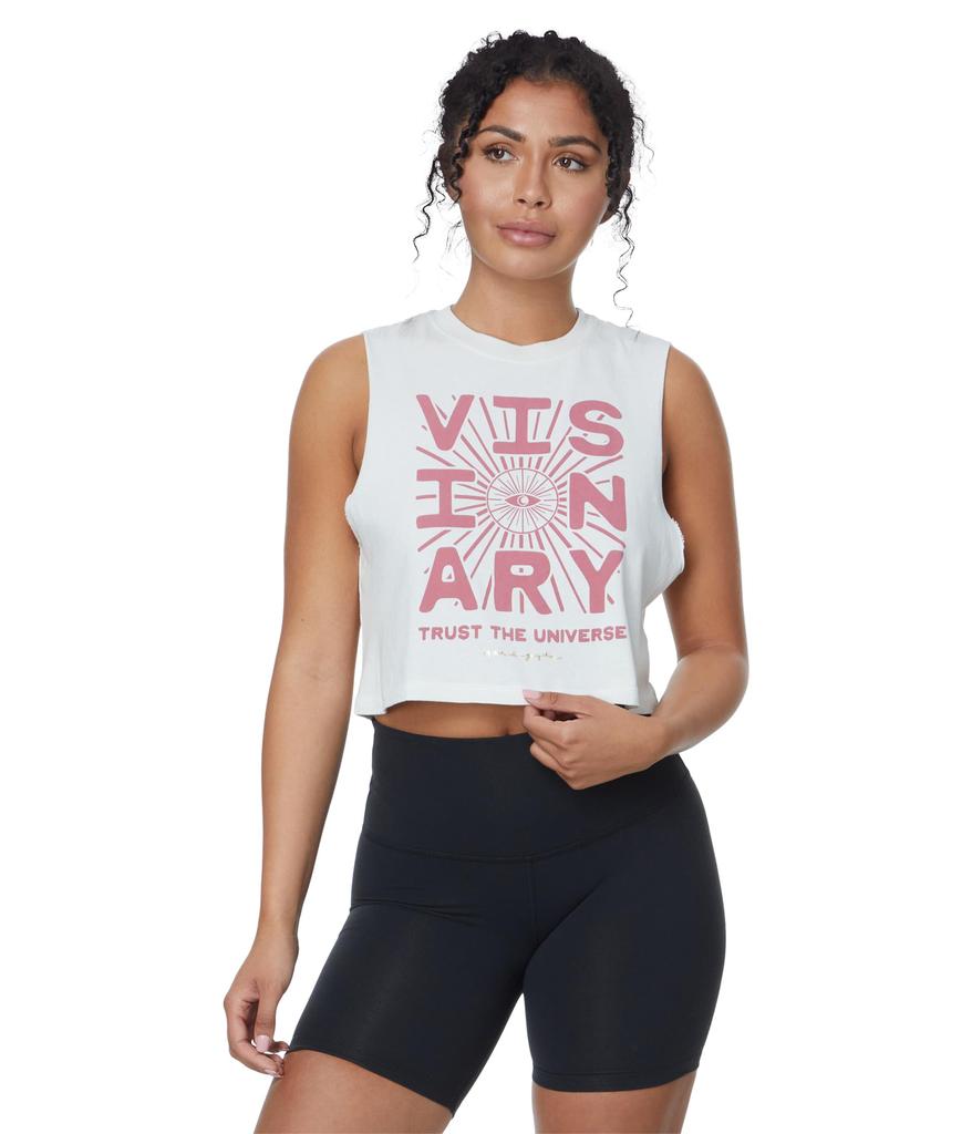Spiritual Gangster Intuitive Eye Callie Crop Tank