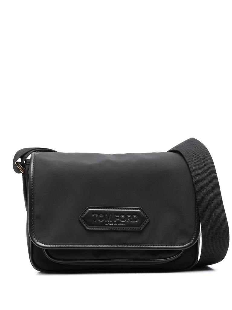 ショルダーバッグ TOM FORD Logo nylon crossbody bag Black RECYCLED NYLON BELT BAG | Tom Ford Fashion