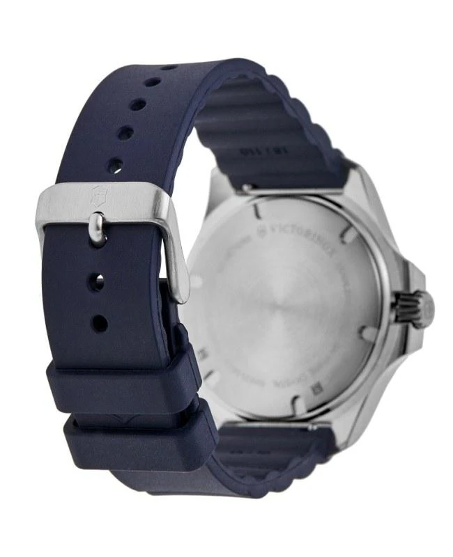 Swiss Army Victorinox Swiss Army I.N.O.X. V Quartz White Dial Blue Rubber Strap Women's Watch 241919 4