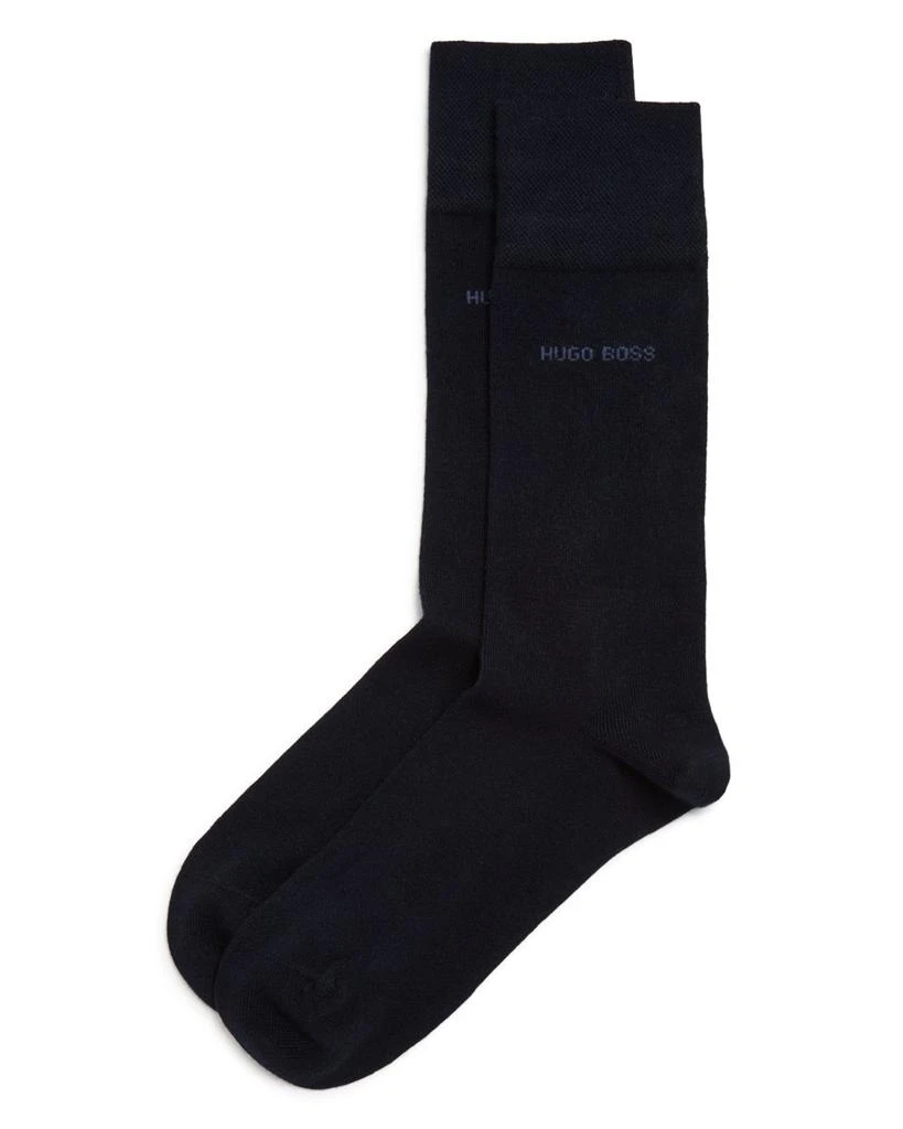 Hugo Boss Edward Solid Dress Socks 1