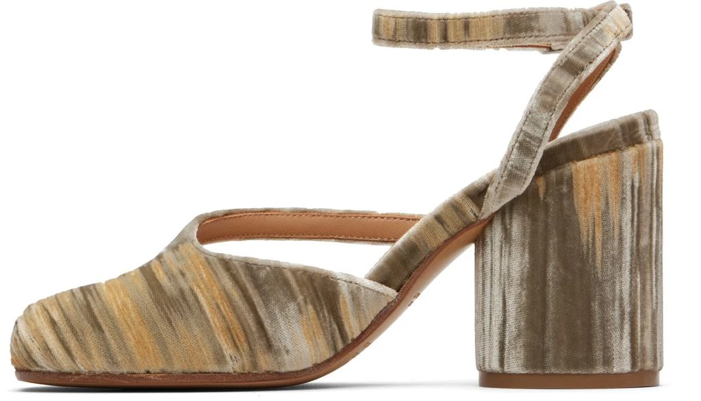 MAISON MARGIELA Beige Tabi Pump Heeled Sandals 3