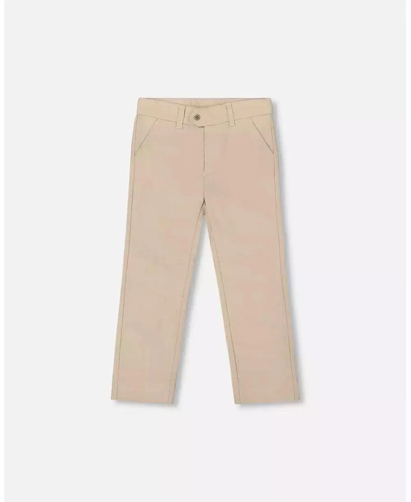 Deux par Deux Toddler Boys Classic Pants Beige - Toddle