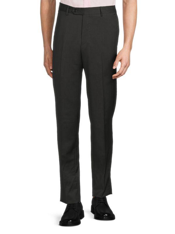Zanella Tailored Fit Wool Dress Pants