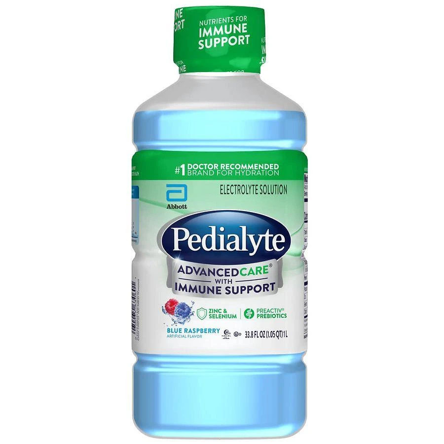 Pedialyte AdvancedCare Electrolyte Solution Blue Raspberry 1