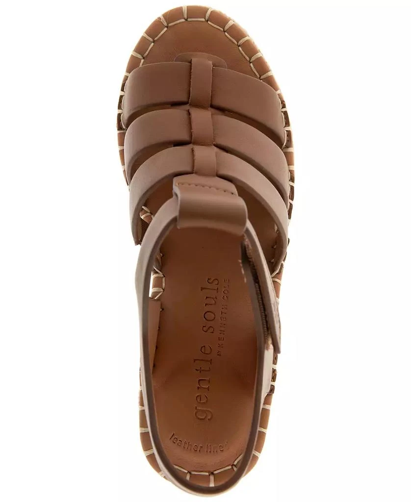 Gentle Souls Women's Capelin Wedge Sandals 8