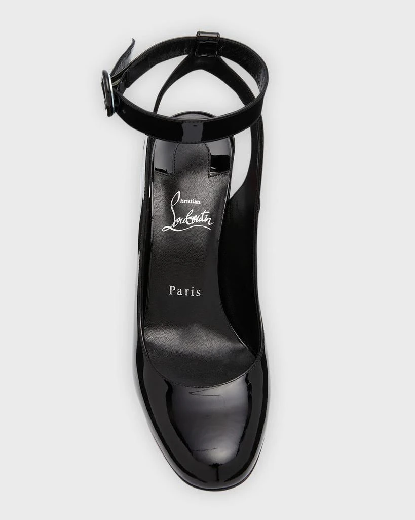 Christian Louboutin Miss Sab Patent Red Sole Pumps 7
