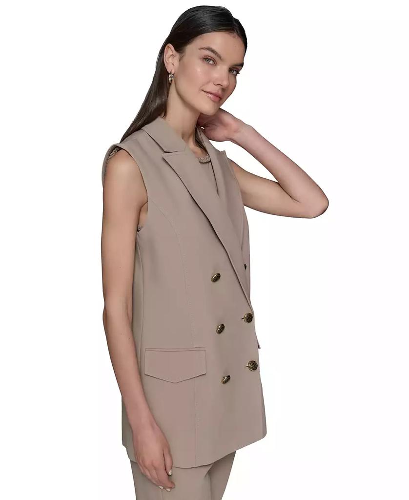 トップス W Double Front Double Vest Shop Women's Double-Breasted Vest on Sale at BeyondStyle