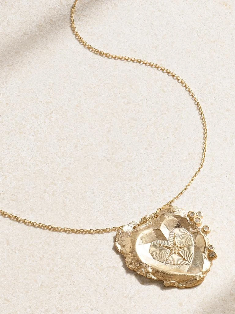 PASCALE MONVOISIN Chiara 9k 黄金钻石项链 1