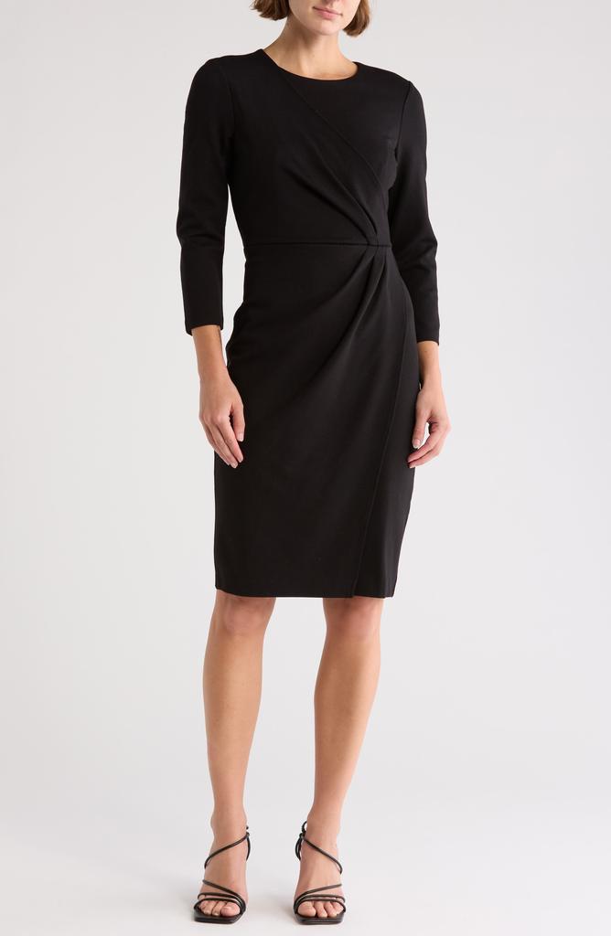 Eliza J Gathered Waist Sheath Dress