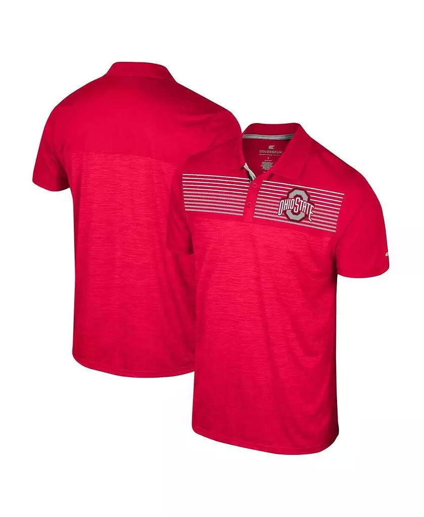 Colosseum Men's Crimson Alabama Crimson Tide Big Tall Langmore Polo Shirt 1