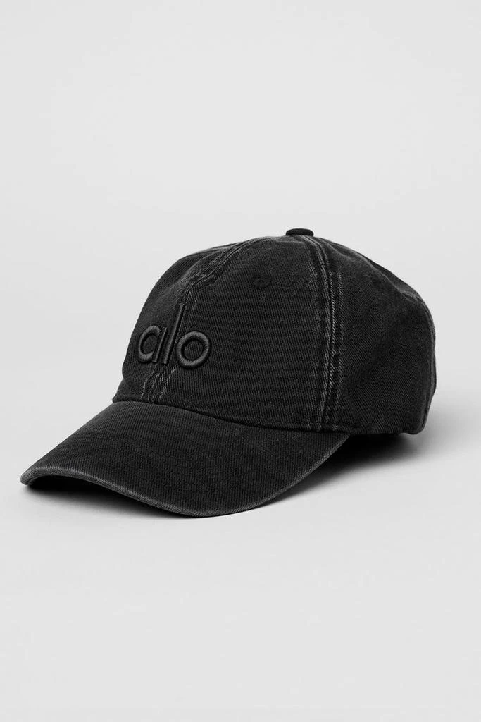 Alo Washed Off-Duty Cap - Vintage Black 1