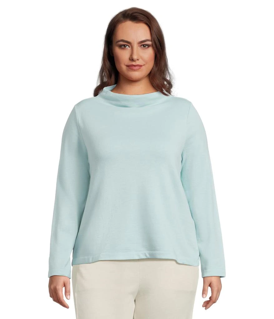 Eileen Fisher Funnel Neck Top 1
