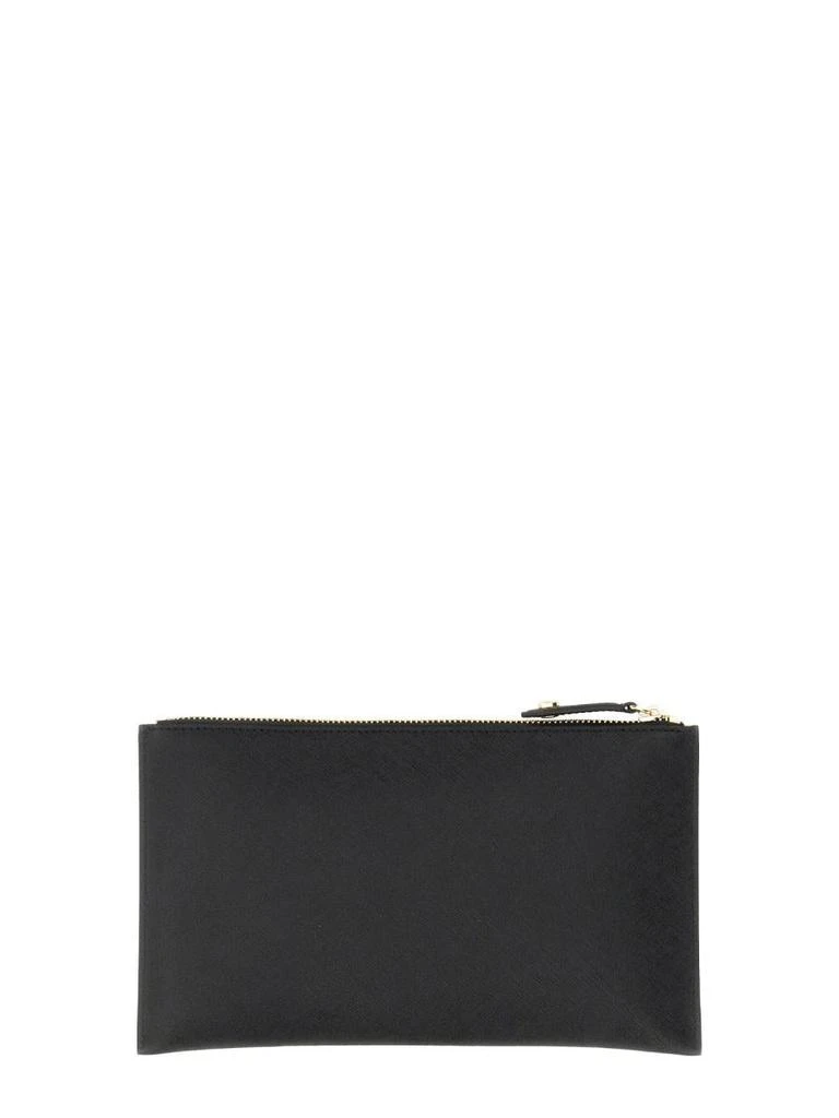 VIVIENNE WESTWOOD VIVIENNE WESTWOOD "VICTORIA" LEATHER CLUTCH BAG 3