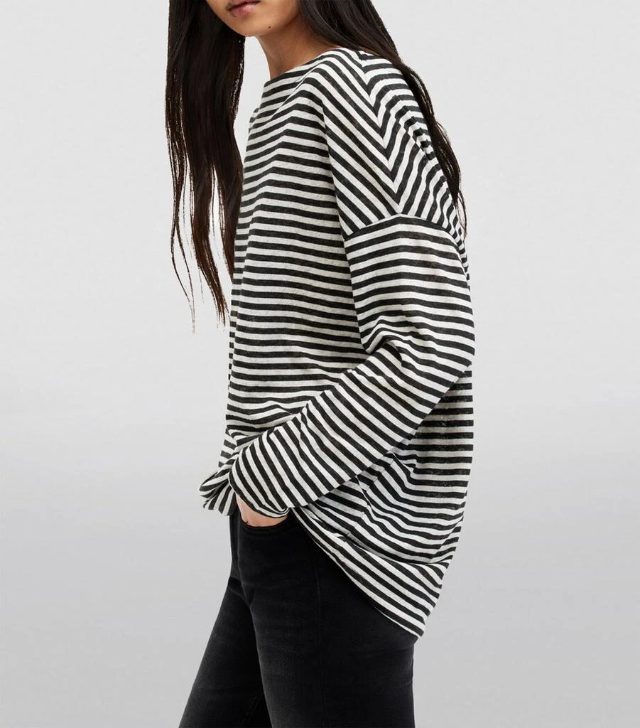 ALL SAINTS Striped Rita T-Shirt 5