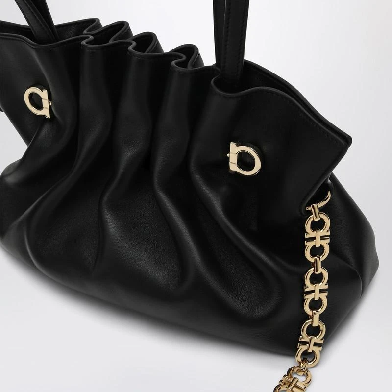 Salvatore Ferragamo Soft-Bag Small black leather 6