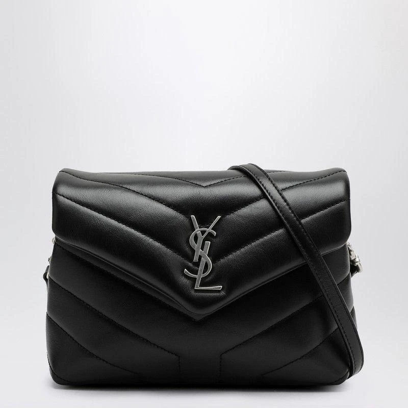 Yves Saint Laurent Saint Laurent Black/Silver Loulou Toy Bag 1