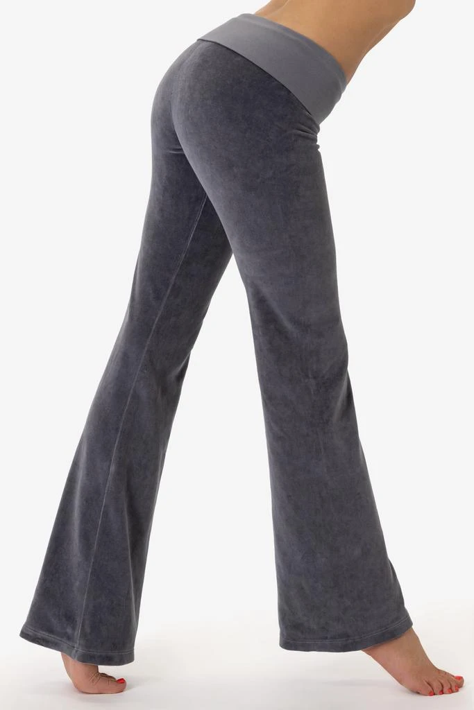 Los Angeles Apparel VLR300GD - Velour Garment Dye Yoga Legging 4
