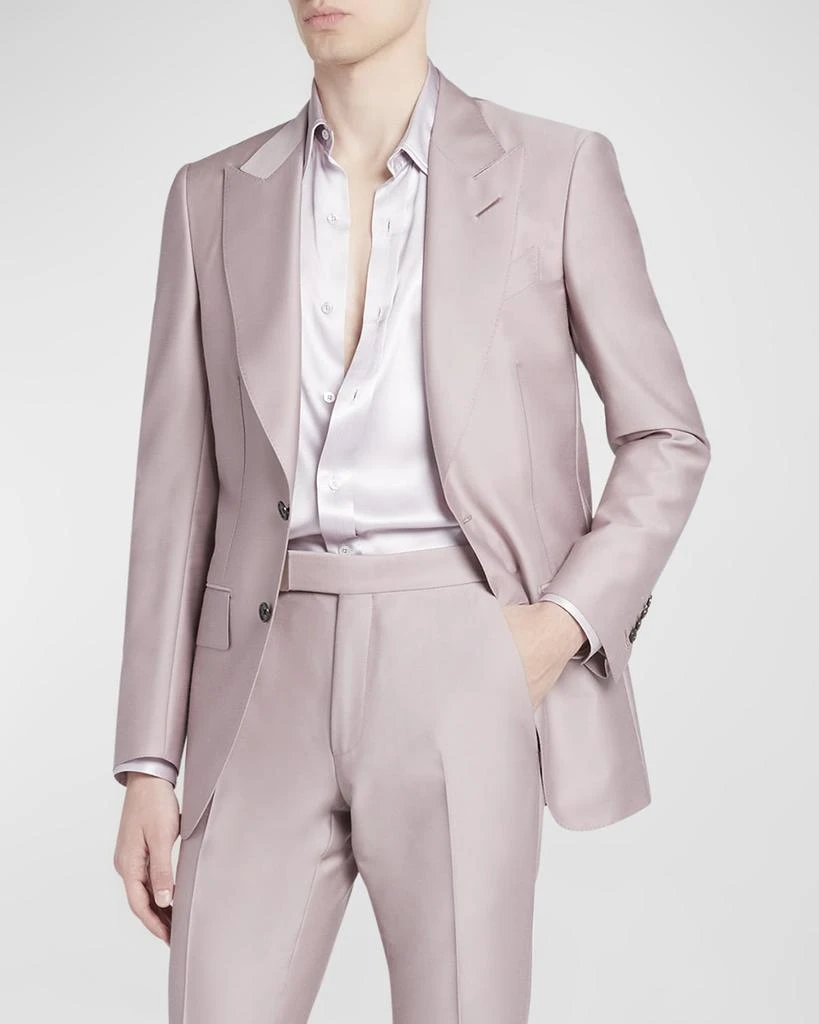 Tom Ford Men's Mikado Atticus Yarn-Dyed Dinner Jacket 1