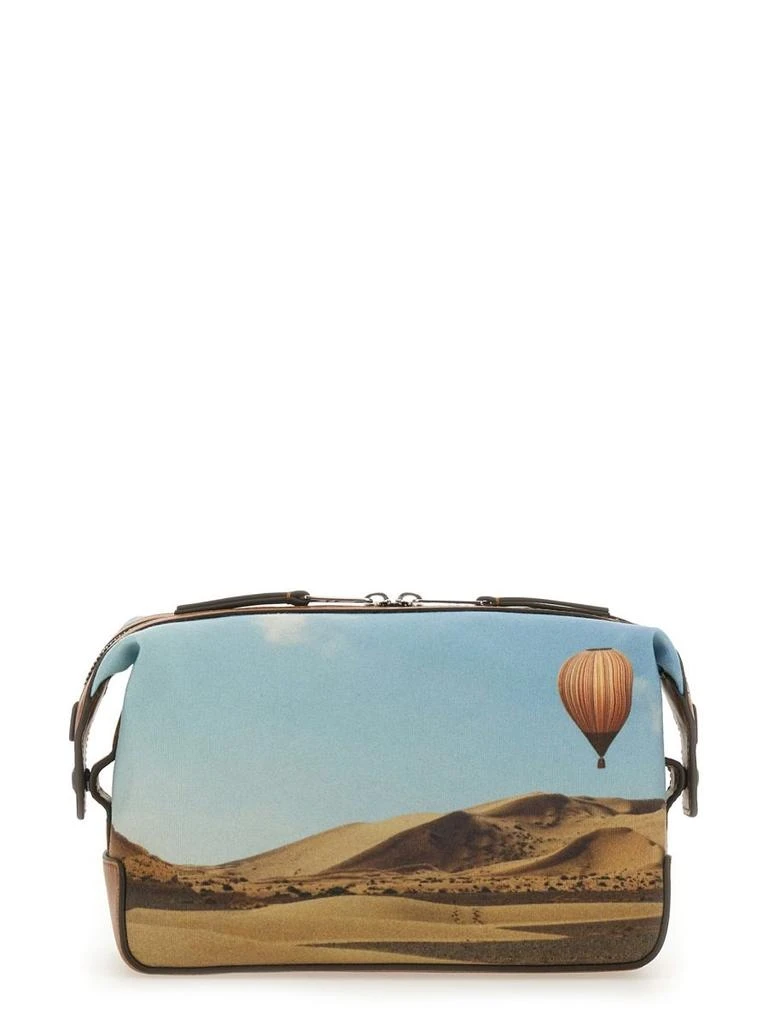 Paul Smith Paul Smith Stripe Balloon-Printed Zip-Up Wash Bag 2