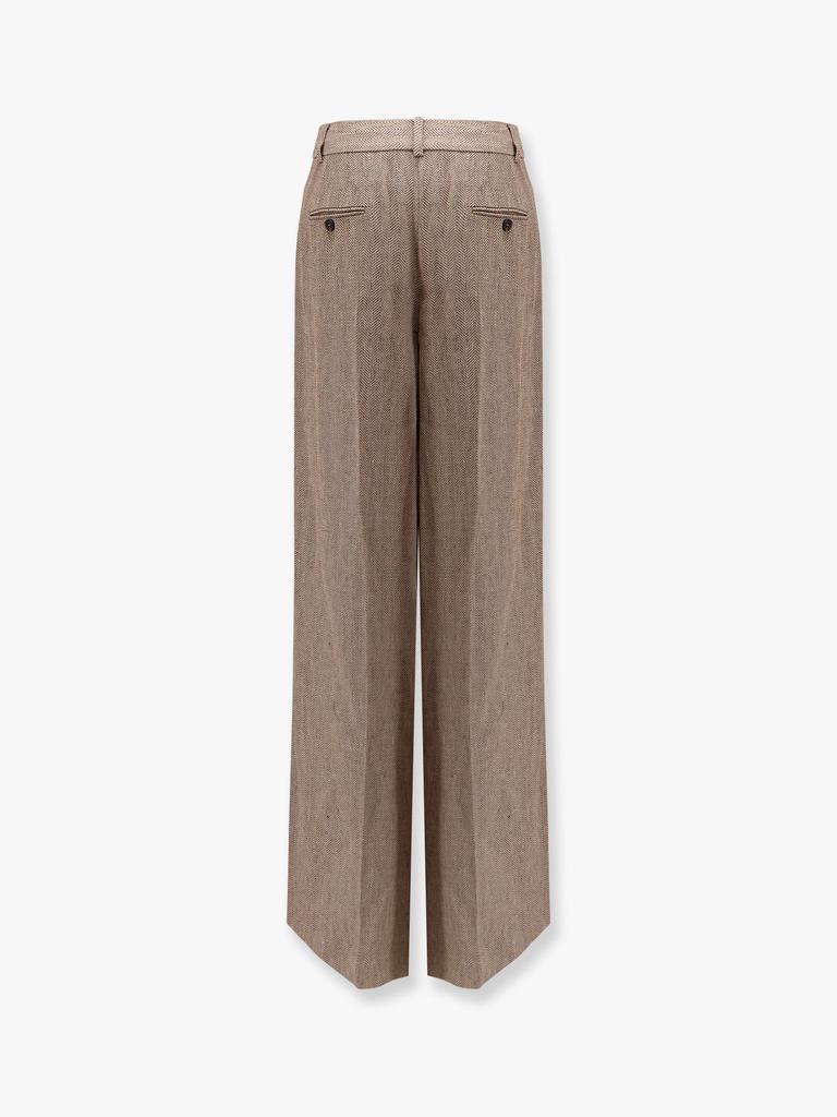 Loro Piana Nyack herringbone linen trouser