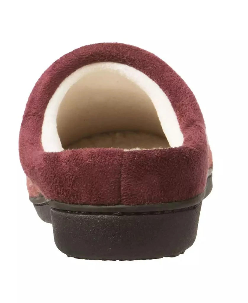 Isotoner Signature Women's Microsuede Knit Marisol Hoodback Slippers 3