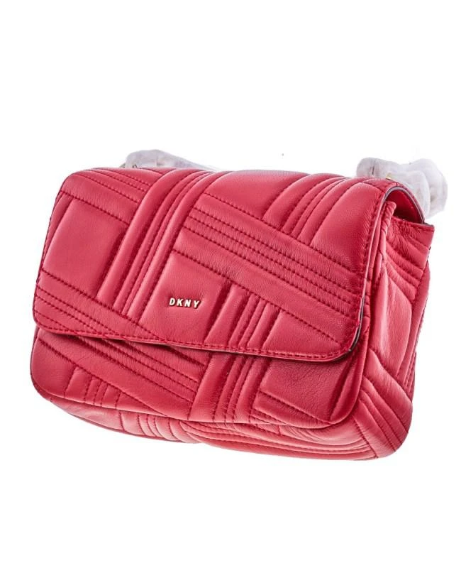 DKNY DKNY Allen Medium Leather Flap Women's Shoulder Bag R833B6388RD from WatchMaxx