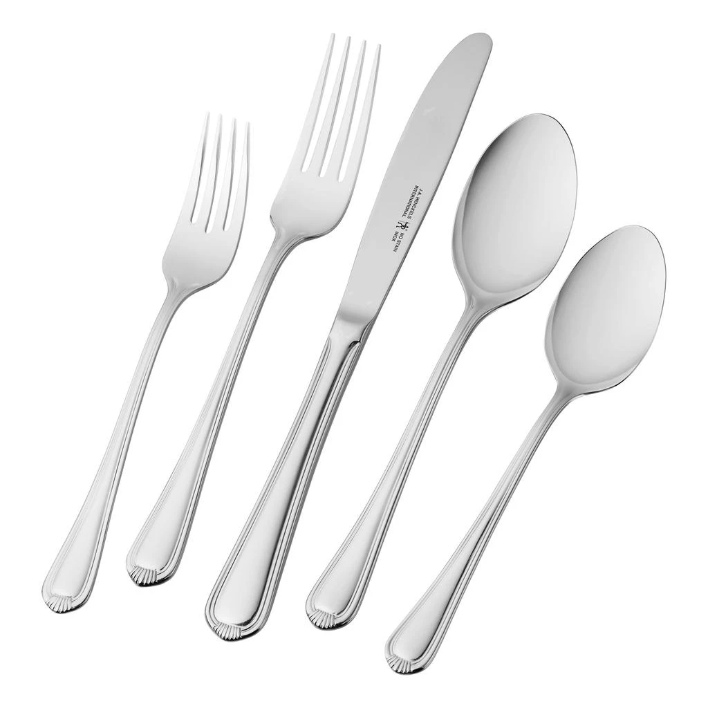 Henckels Henckels Alcea Flatware Set, 65-Piece, Silver 1