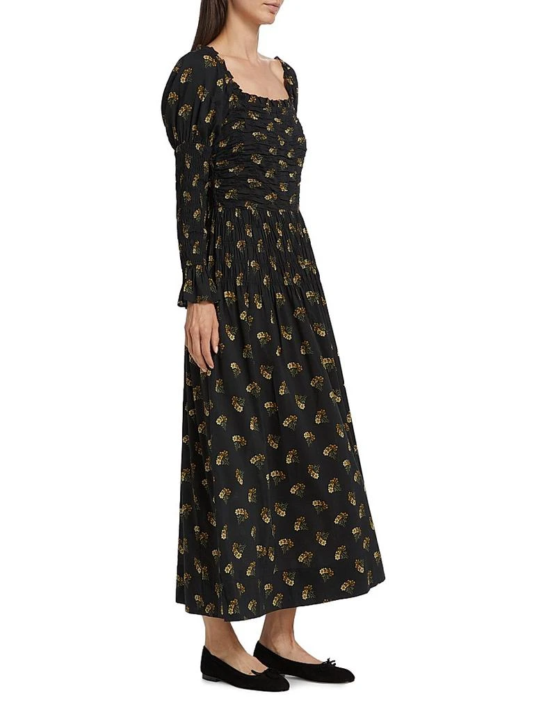 DÔEN Wilmina Floral Smocked Maxi-Dress 4