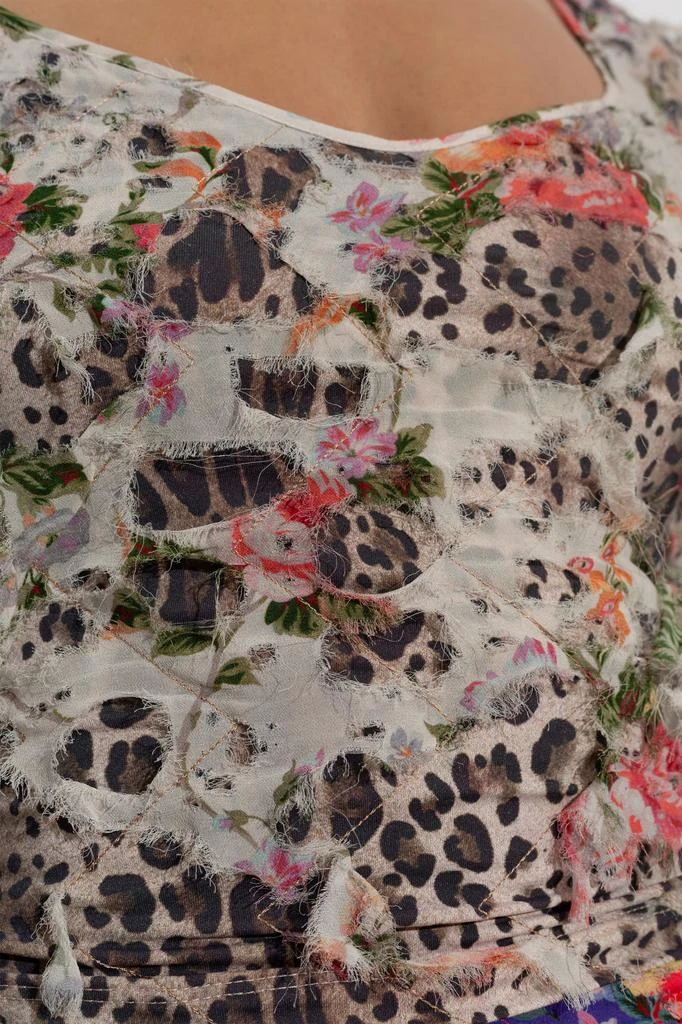 Diesel Top with floral motif T-FLOBIS 5