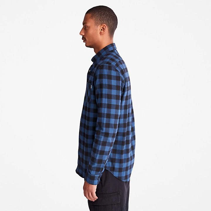 Timberland Men's Nashua River Long-Sleeve Flannel Check Shirt  in Blue 4