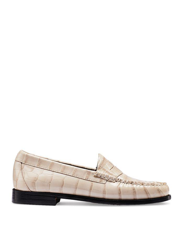 G.H.BASS G.H. Bass Originals Women's Whitney Croc Embossed Weejuns® Loafers