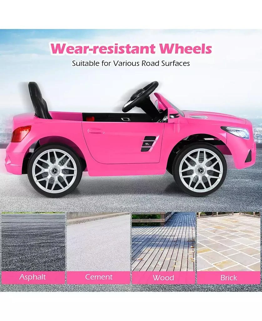 Mecale 12V Kids Ride On Car Licensed Mercedes Benz with Remote and Music 8