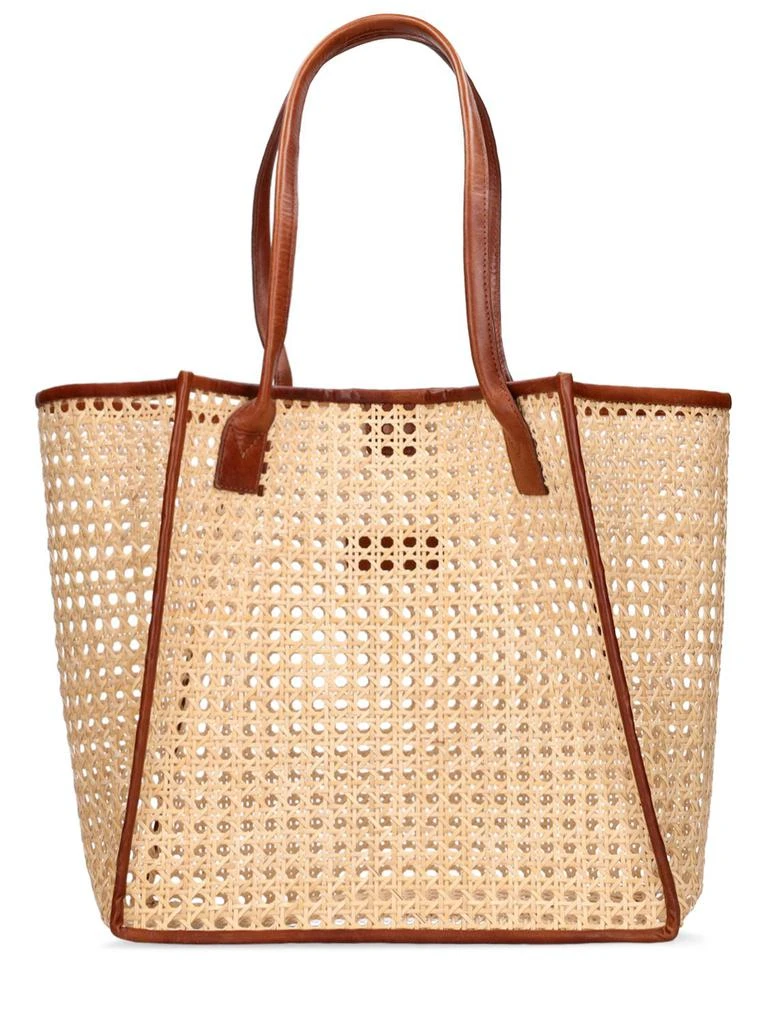 BEMBIEN Rosa Rattan Tote Bag 1