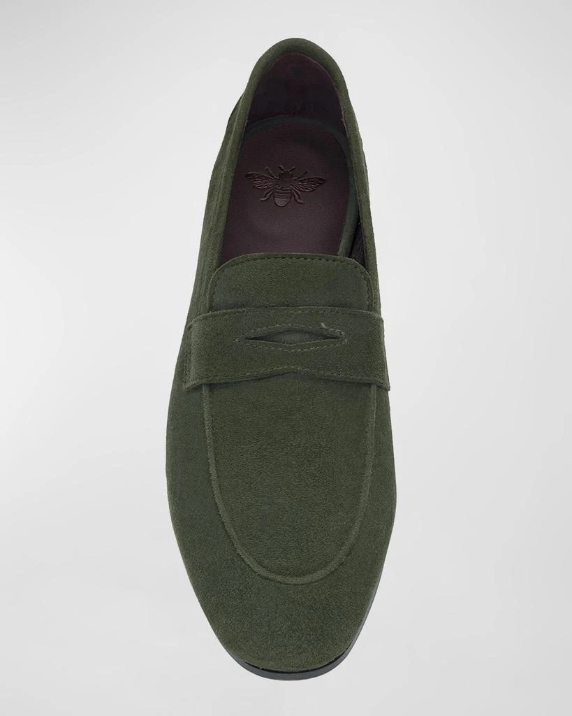 Bougeotte Flaneur Suede Penny Loafers 4