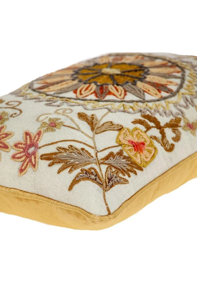 Parkland Hand-Embroidered Maggie Accent Pillow 4
