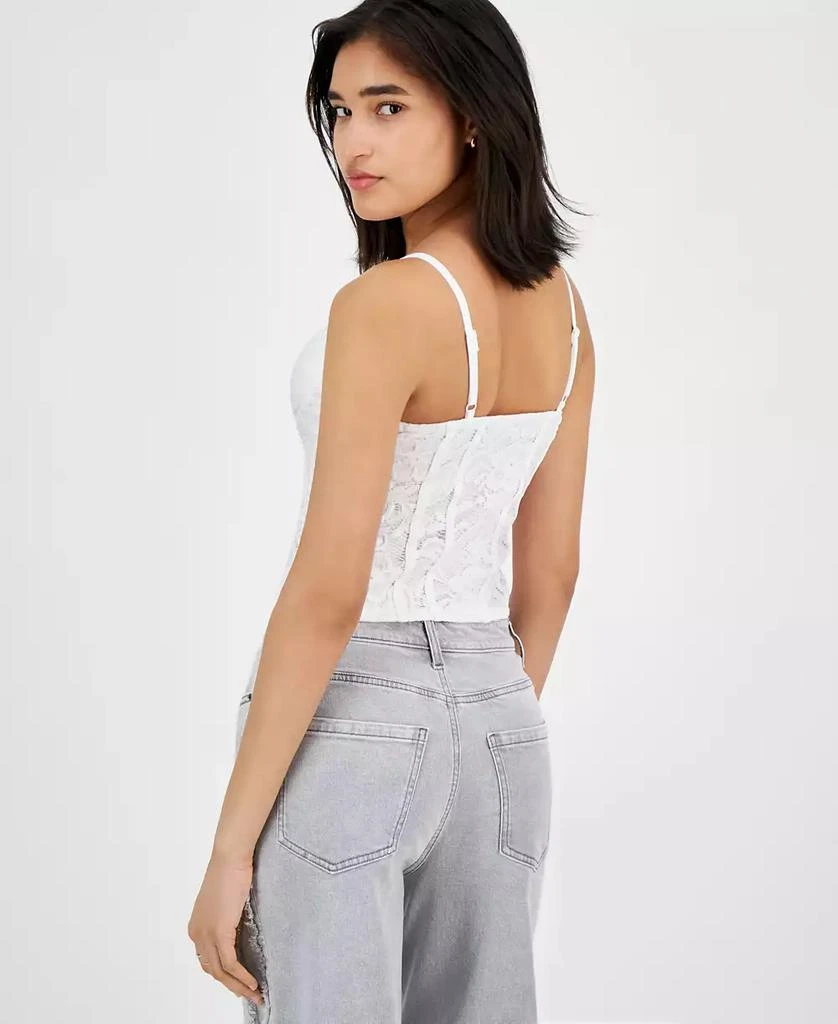Madden Girl Juniors' Lace Bustier Tank Top 4