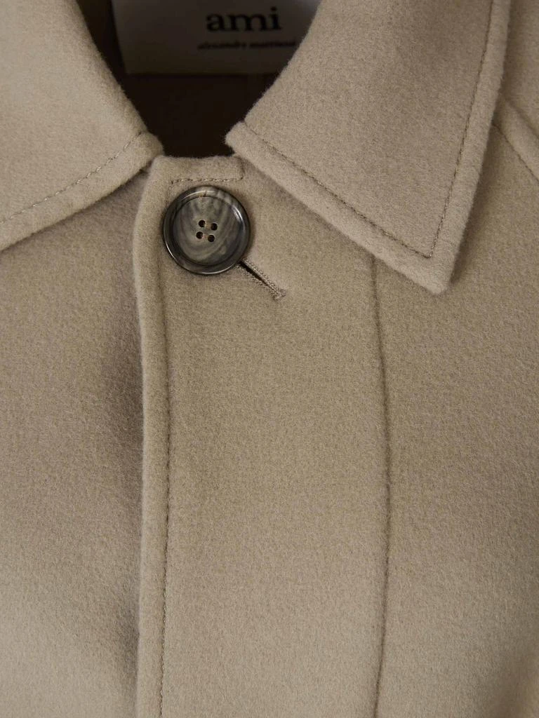 AMI AMI Paris Single Breated Midi Coat 3
