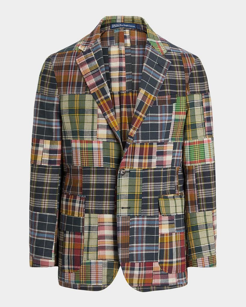 Ralph Lauren Men's Soft Tailored Patchwork Sport Coat 1