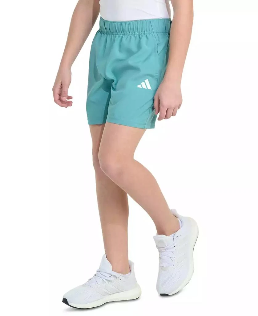 Adidas Big Boys Essentials Elastic-Waistband Small-Logo Woven Shorts 2