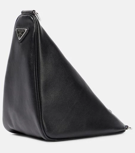 Prada Triangle leather shoulder bag 4