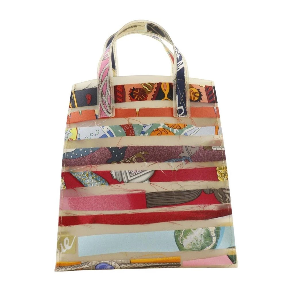 Hermes Silk Rubber Handbag Tote Bag (Pre-Owned) 1