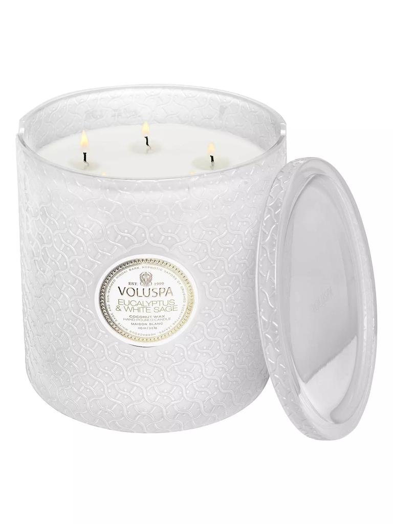 Voluspa Eucalyptus & White Sage 5-Wick Hearth Candle