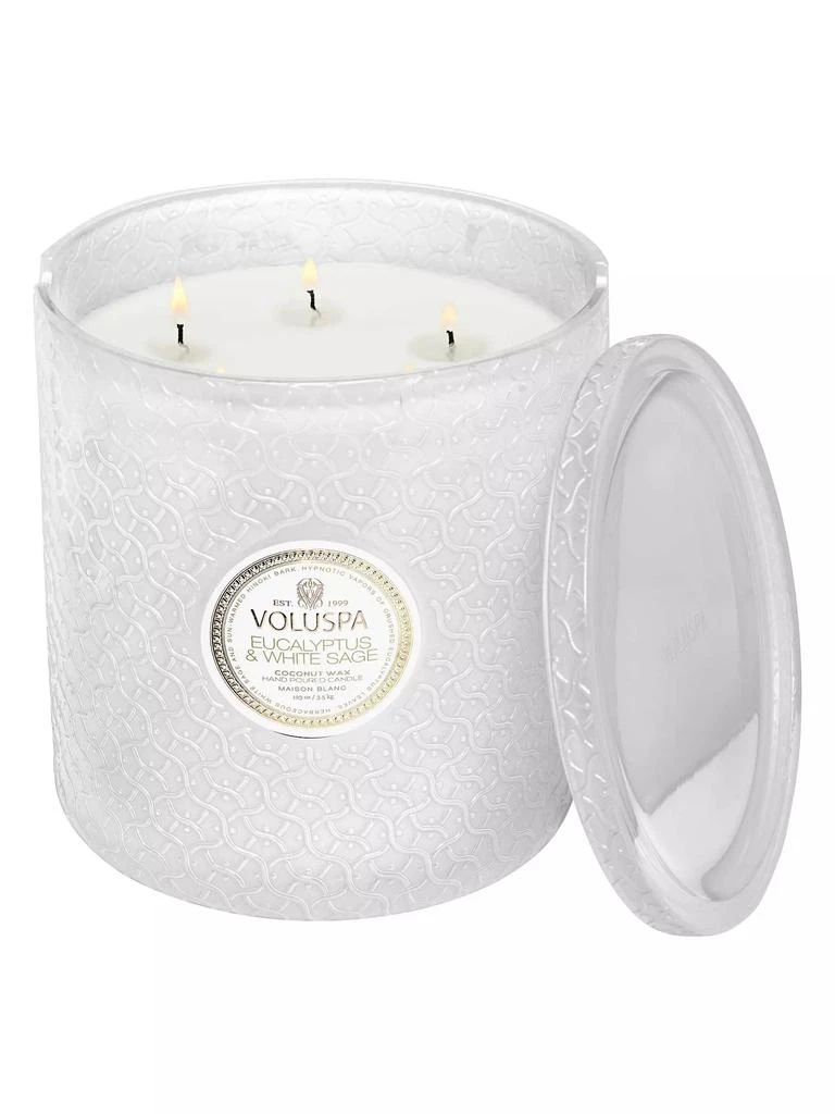 Voluspa Eucalyptus & White Sage 5-Wick Hearth Candle 2
