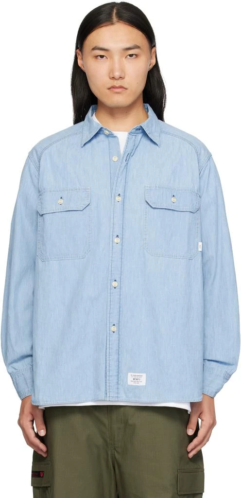 Wtaps Blue 11 Shirt 1