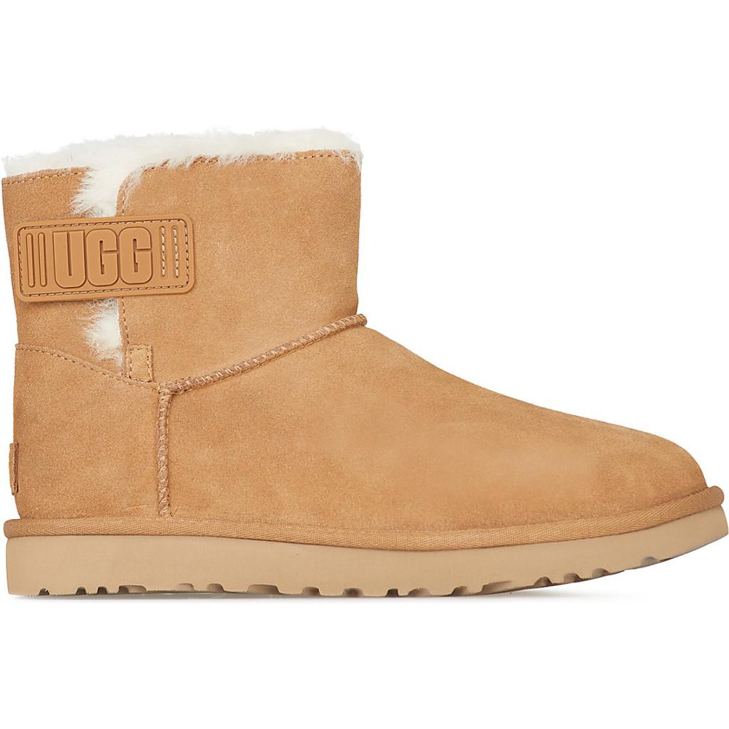 UGG Mini Bailey Logo Strap Suede